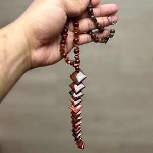 Red Jasper Statement Necklace and Bracelet